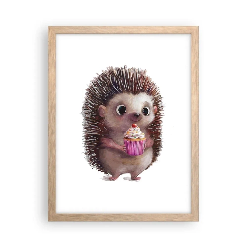 Póster en marco roble claro - La celebración es diaria - 30x40 cm