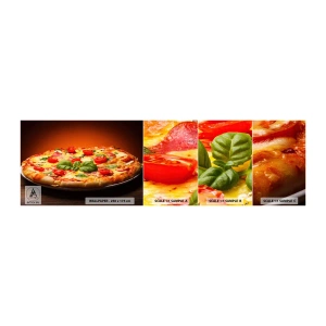 Muestra De Fotomural Standard Eco - ¡Mamma mia! - Gastronomía, Pizza, Italia - 100x30 cm