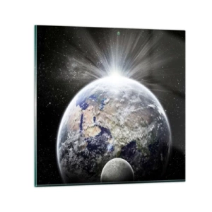 Cuadro sobre vidrio - Impresiones sobre Vidrio - En todo su esplendor - 70x70 cm