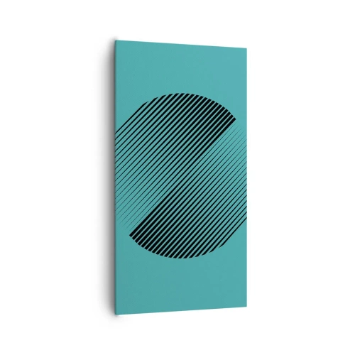 Cuadro sobre lienzo - Impresión de Imagen - El círculo: una variación geométrica - 65x120 cm