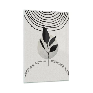 Cuadro sobre vidrio - Impresiones sobre Vidrio - Composición: los rituales de la naturaleza - 80x120 cm