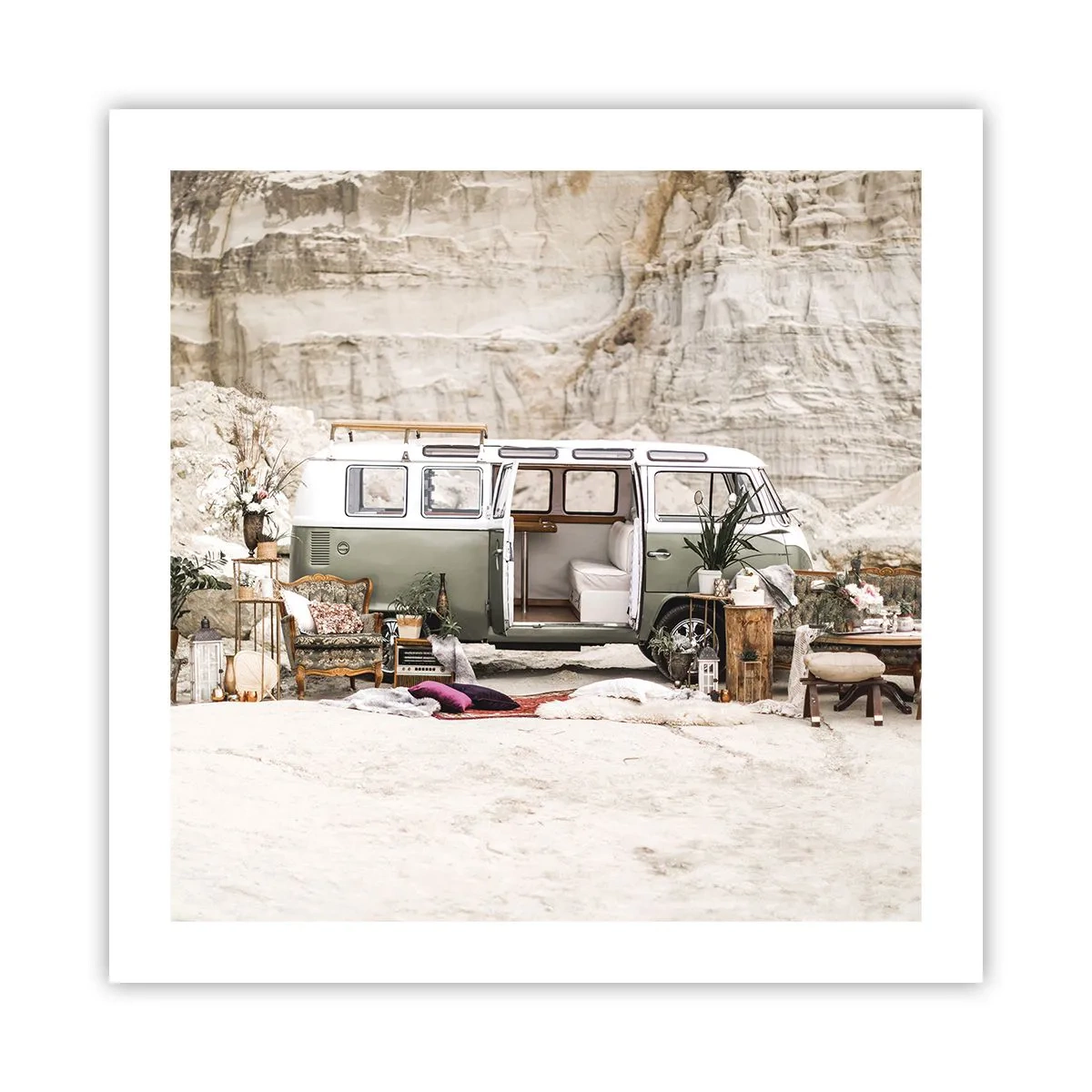 Póster - Hora de empezar el viaje - 50x50 cm