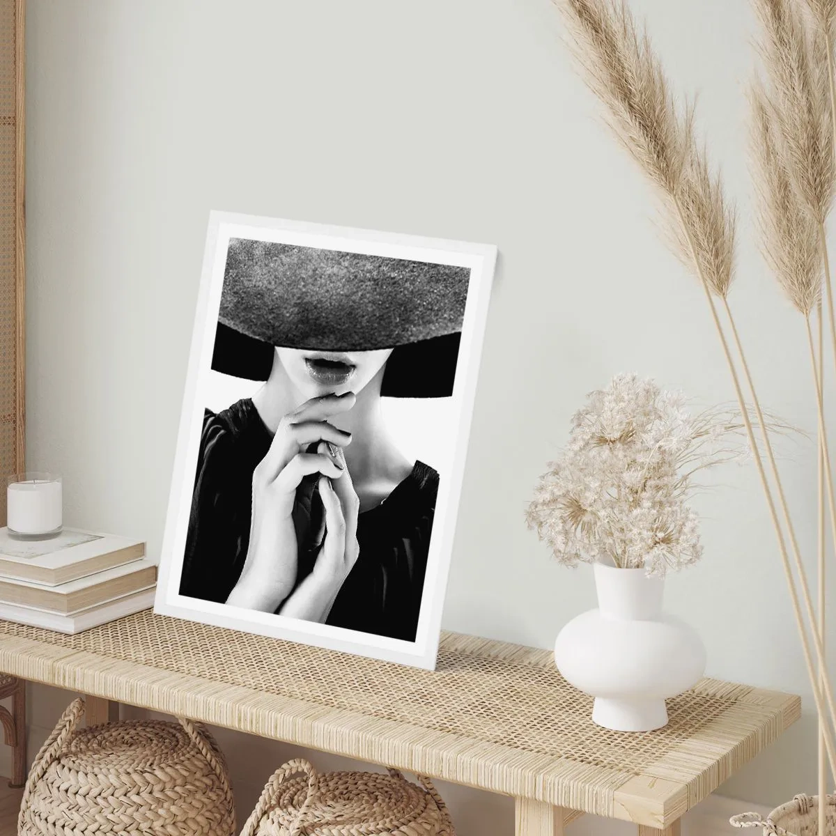Póster en marco blanco - Belleza oculta - 61x91 cm