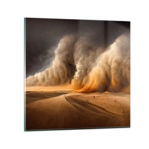 Cuadro sobre vidrio - Impresiones sobre Vidrio - Ira del desierto - 30x30 cm