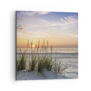 Cuadro sobre lienzo - Impresión de Imagen - Mira, piensa, siente - 70x70 cm