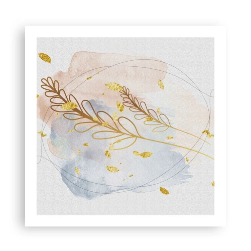 Póster - Ráfaga dorada - 60x60 cm