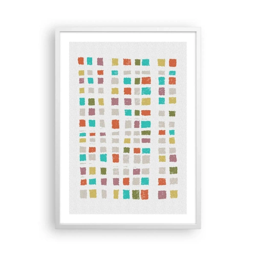 Póster en marco blanco - Juego desconocido - 50x70 cm