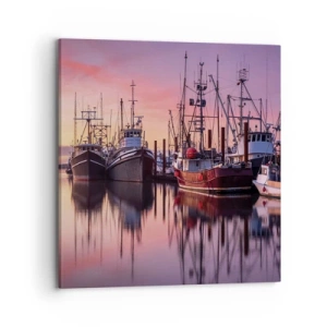 Cuadro sobre lienzo - Impresión de Imagen - Descanso antes de partir - 70x70 cm