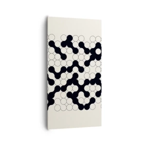 Cuadro sobre lienzo - Impresión de Imagen - Juego chino - una variación - 65x120 cm