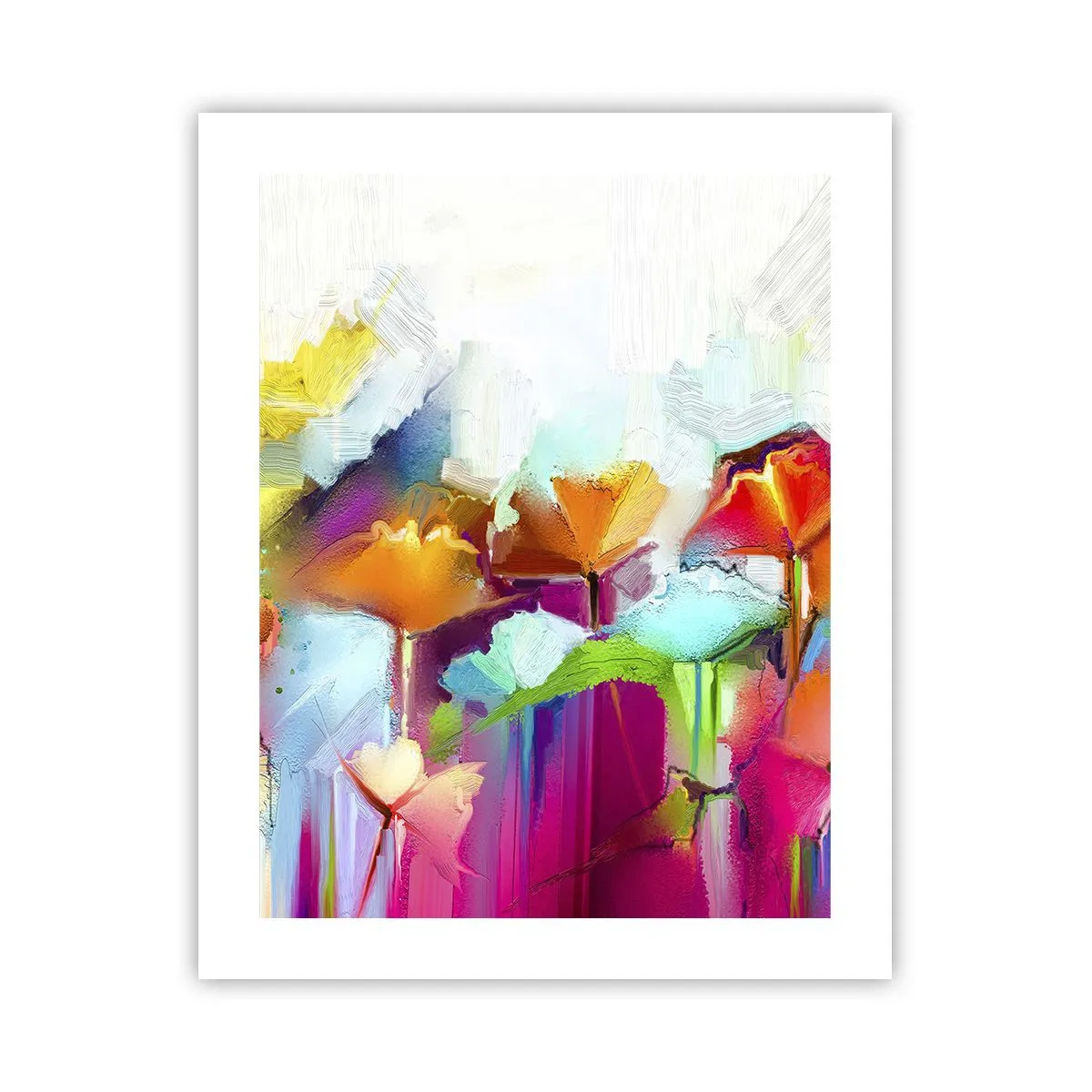 Póster - Un arco iris ha florecido - 40x50 cm