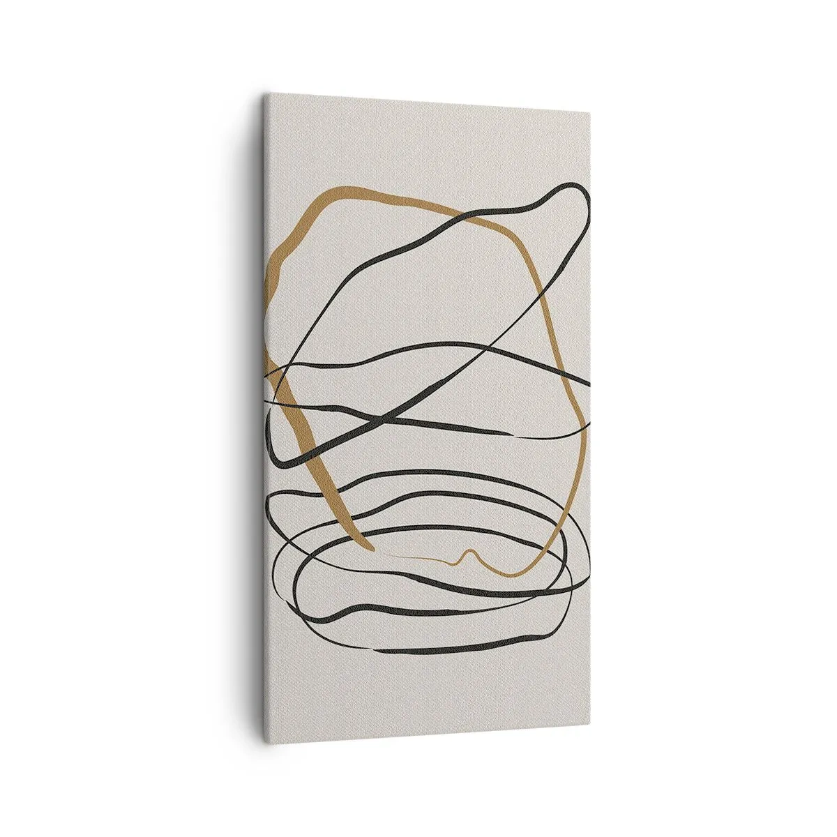 Cuadro sobre lienzo - Impresión de Imagen - Composición: danza lineal - 45x80 cm