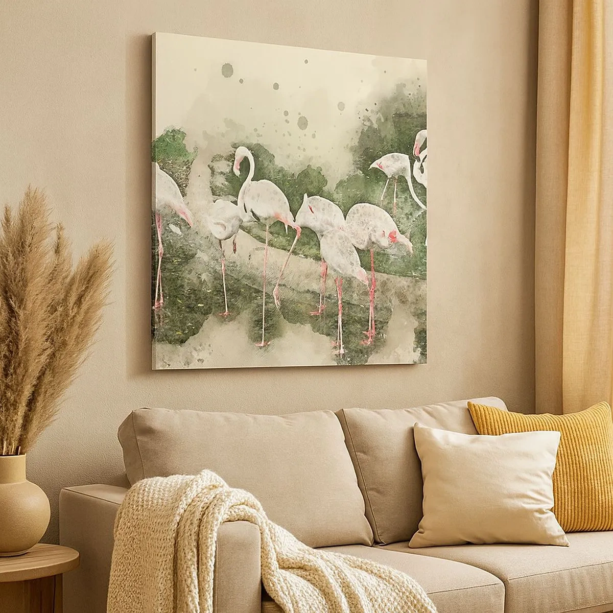 Cuadro sobre lienzo - Impresión de Imagen - Un sueño exótico - 30x30 cm