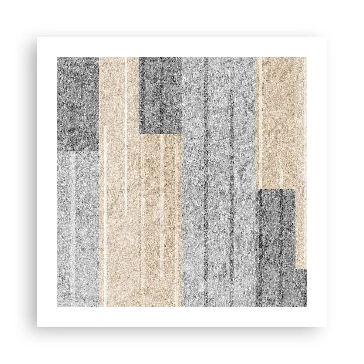 Póster - Composición: sostener la vertical - 50x50 cm