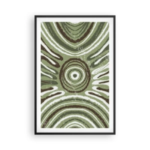 Póster en marco negro - Explosión de emociones - 61x91 cm