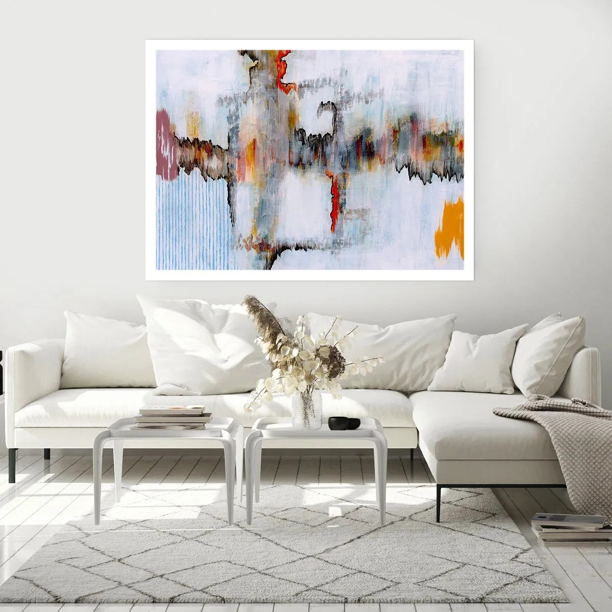 Póster - Abstracto sobre el agua - 91x61 cm