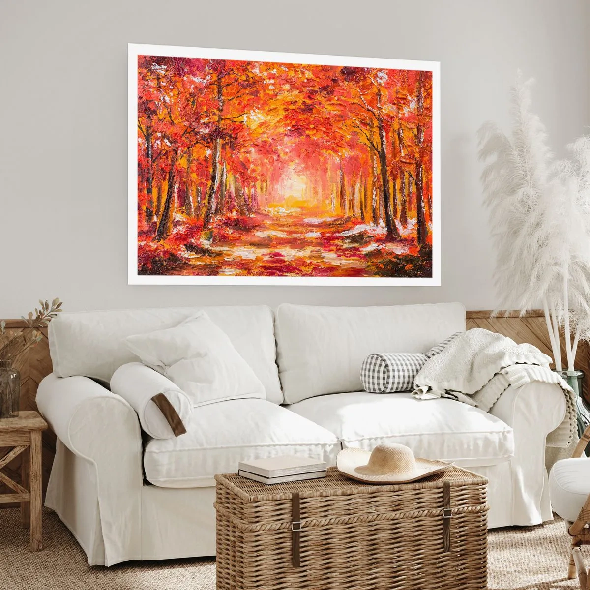 Póster - Bosque de cobre - 40x30 cm