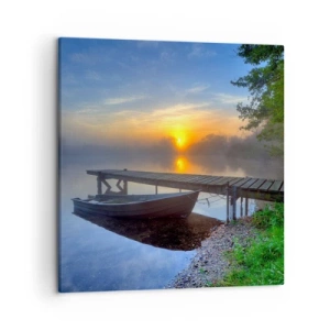 Cuadro sobre lienzo - Impresión de Imagen - Cómo lo ordinario se convierte en mágico - 50x50 cm