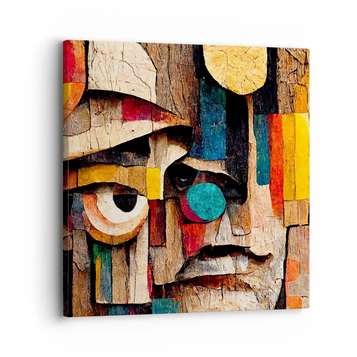 Cuadro sobre lienzo - Impresión de Imagen - Te veo... - 30x30 cm