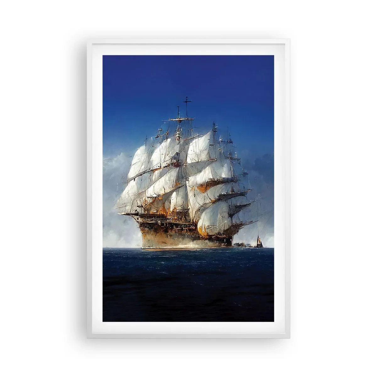Póster en marco blanco - La gran gloria - 61x91 cm
