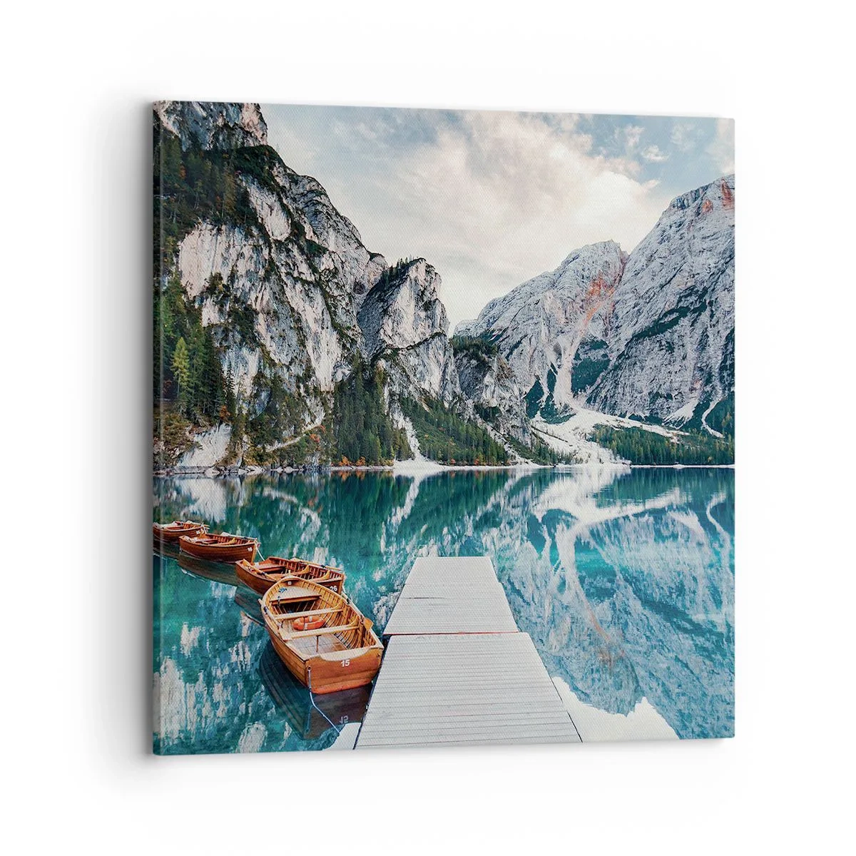 Cuadro sobre lienzo - Impresión de Imagen - Te mostraremos la fuente de la belleza - 70x70 cm