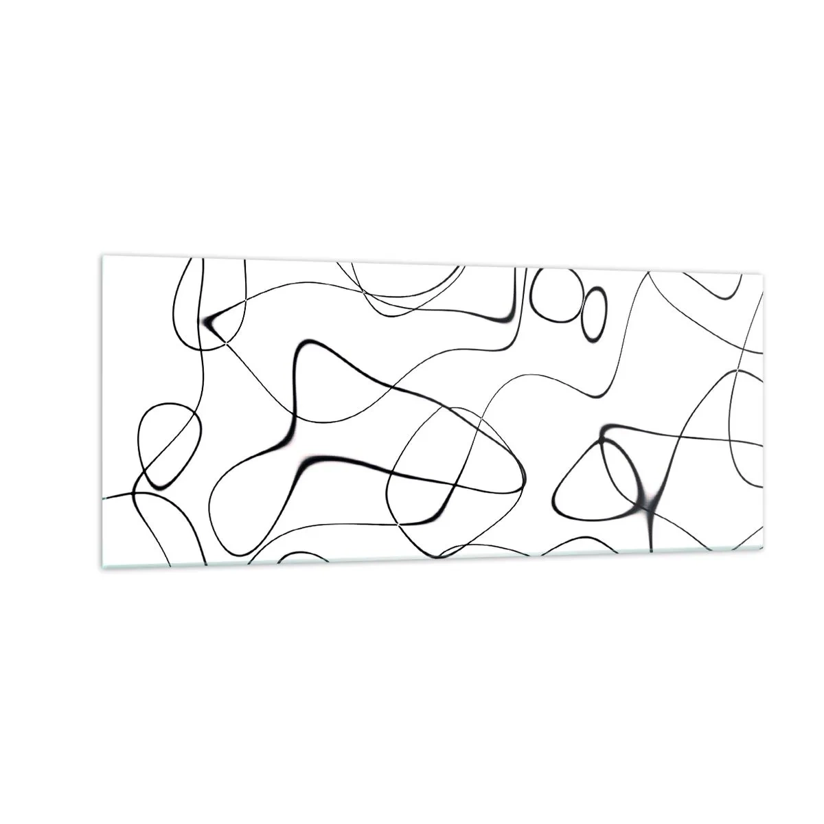 Cuadro sobre vidrio - Impresiones sobre Vidrio - Los caminos de la vida, las vicisitudes del destino - 100x40 cm