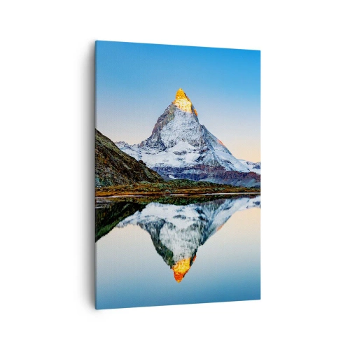 Cuadro sobre lienzo - Impresión de Imagen - Dos mundos - 70x100 cm