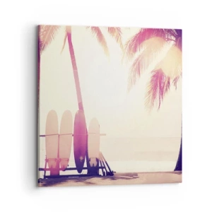 Cuadro sobre lienzo - Impresión de Imagen - Va a ser un gran día - 70x70 cm