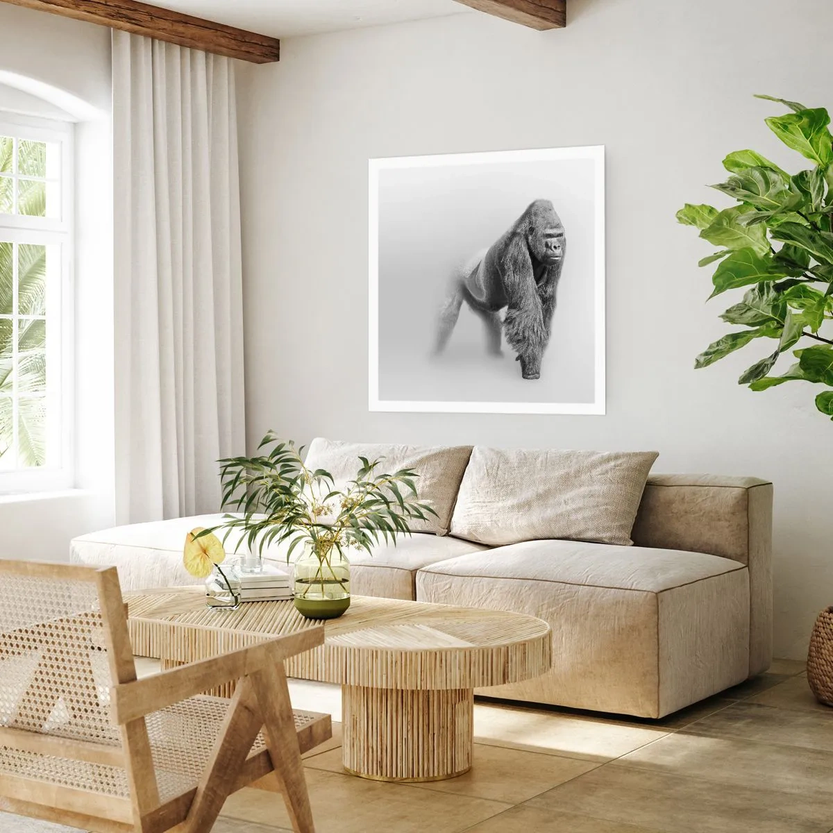 Póster - Confiando en su fuerza - 50x50 cm