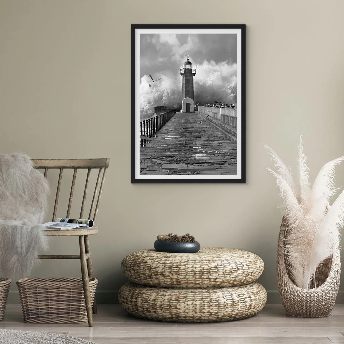 Póster en marco negro - Audaz - 61x91 cm