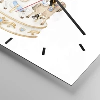 Esfera sin numeración, con rayas