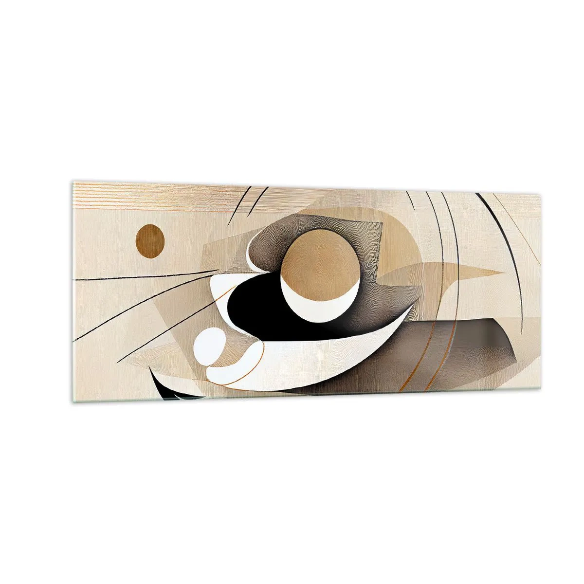 Cuadro sobre vidrio - Impresiones sobre Vidrio - Composición: la esencia de las cosas - 100x40 cm
