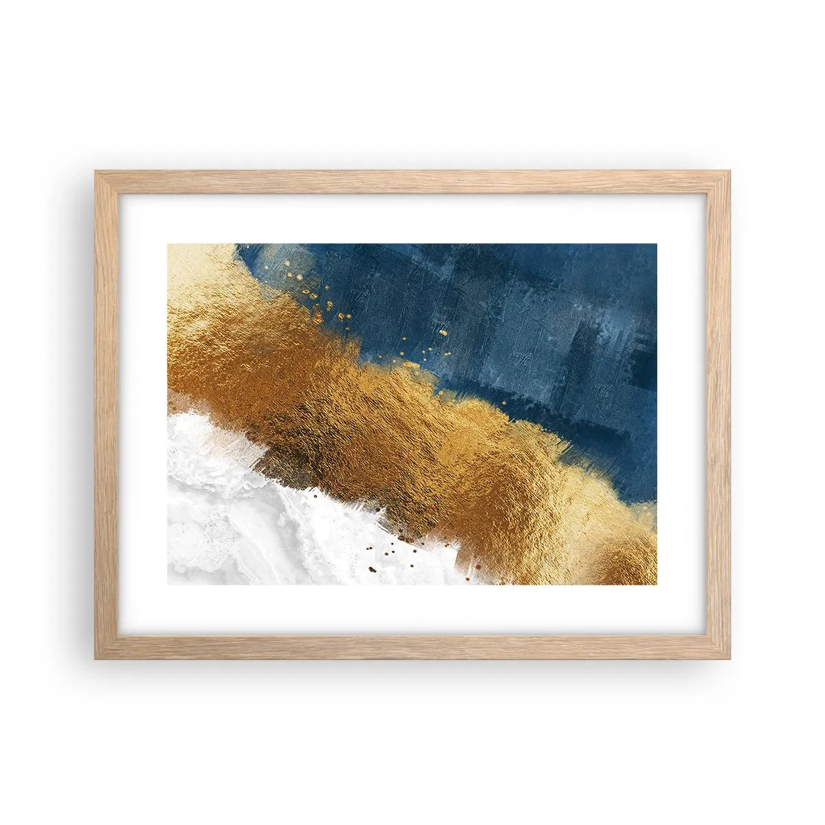 Póster en marco roble claro - Los colores del verano - 40x30 cm