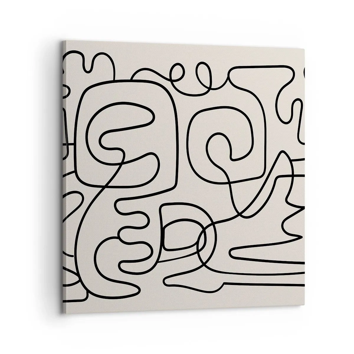 Cuadro sobre lienzo - Impresión de Imagen - El camino correcto - 60x60 cm