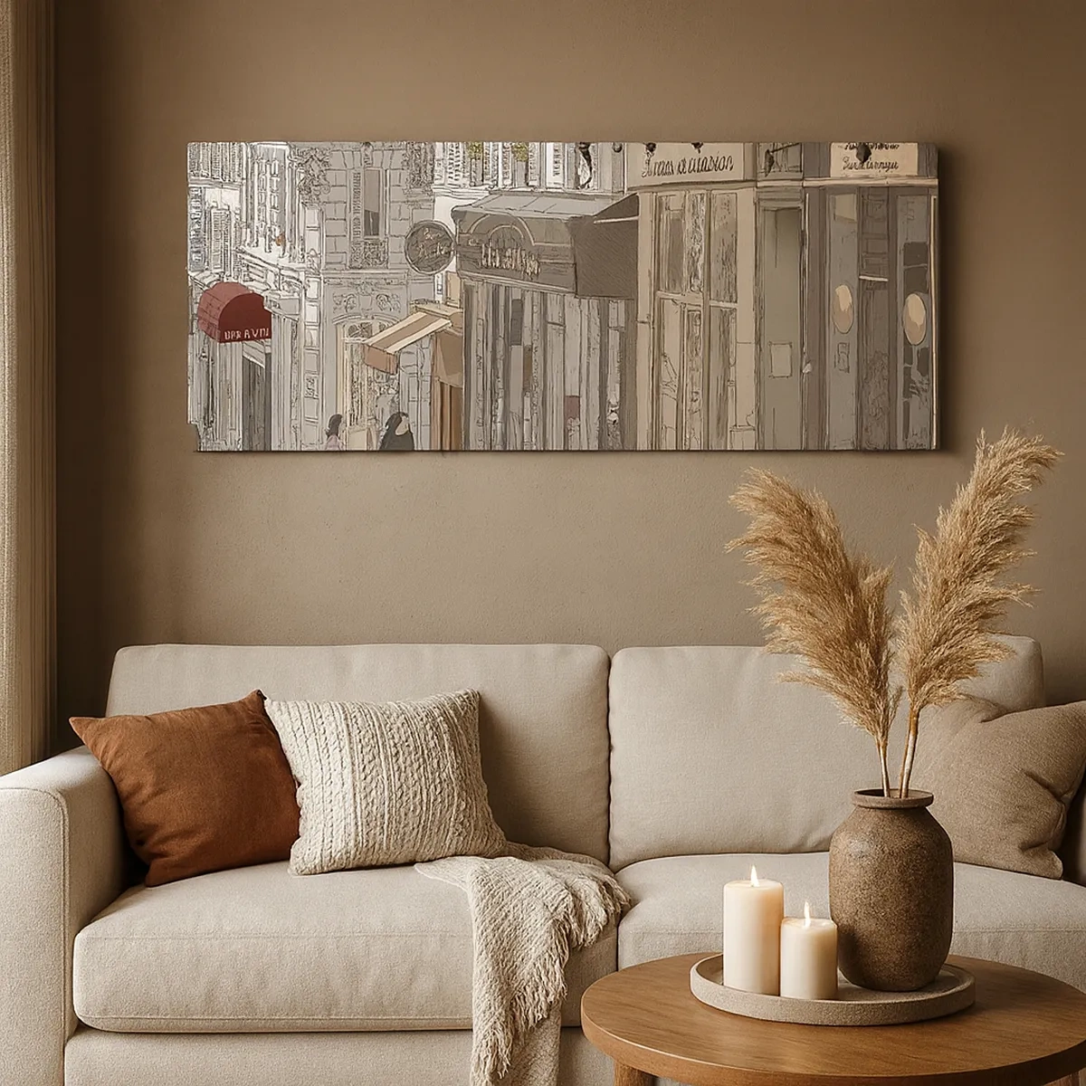 Cuadro sobre lienzo - Impresión de Imagen - Alegrías urbanas - 30x30 cm