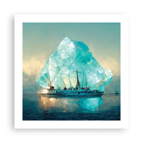 Póster - Diamante ártico - 50x50 cm