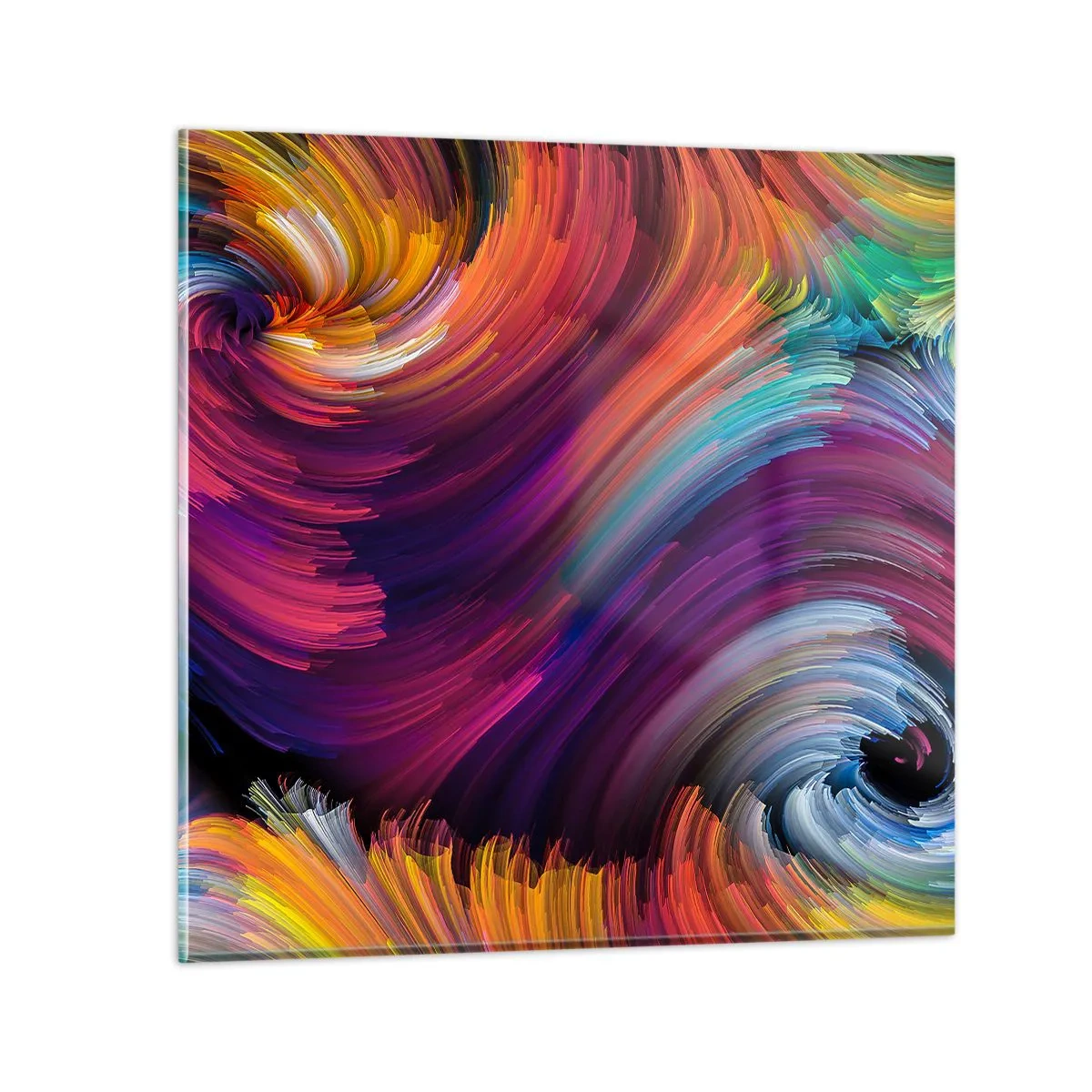 Cuadro sobre vidrio - Impresiones sobre Vidrio - El comienzo de un nuevo mundo - 50x50 cm