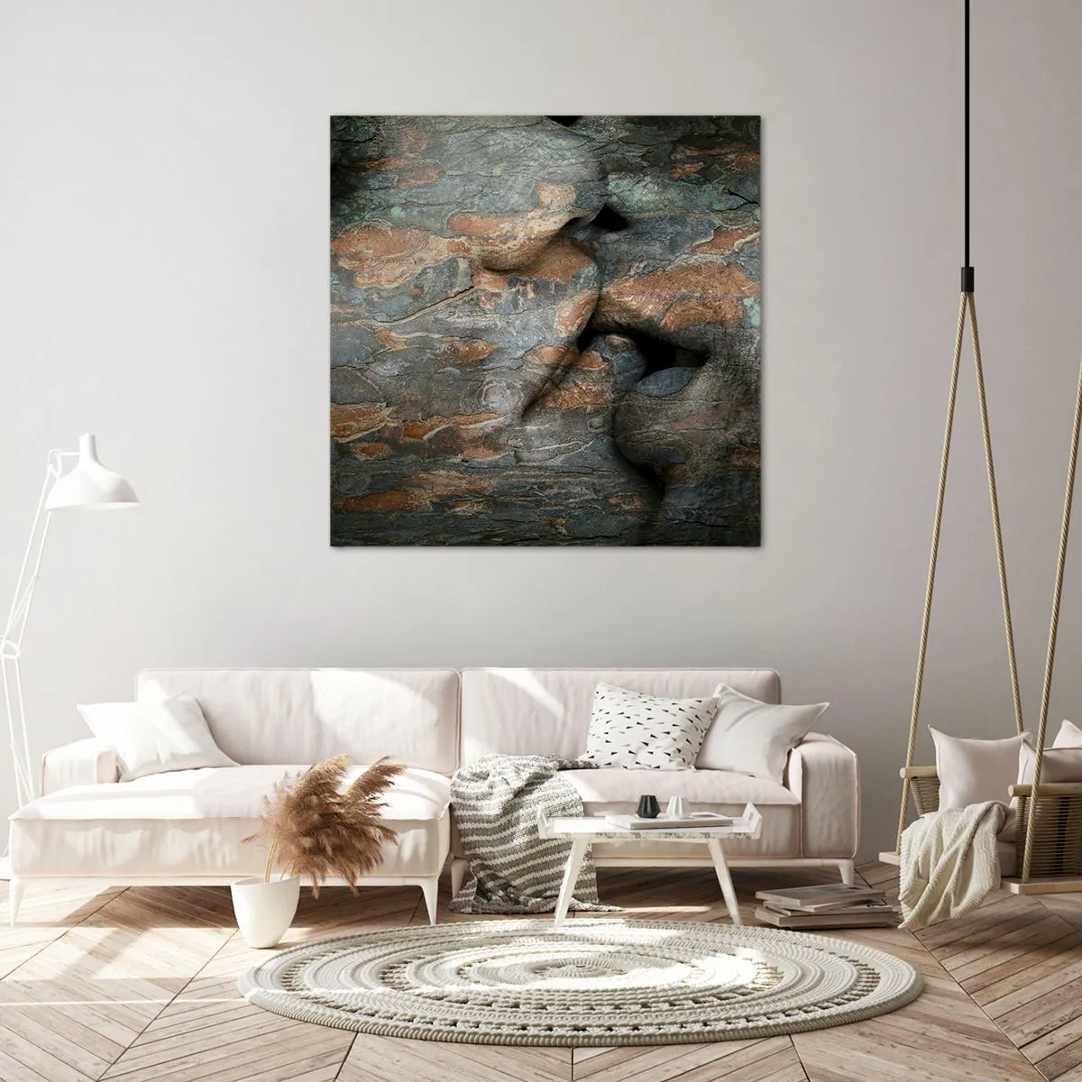 Cuadro sobre lienzo - Impresión de Imagen - Juntos para siempre - 30x30 cm