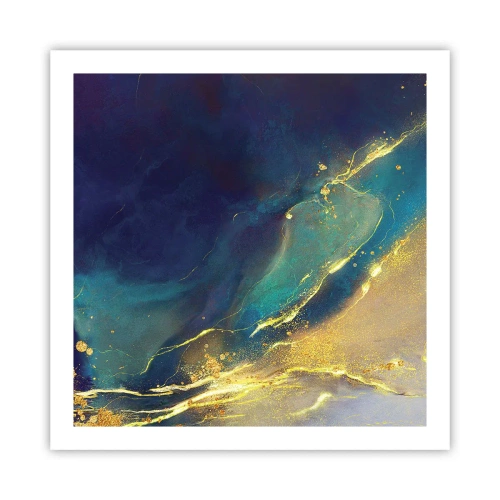 Póster - Inundación dorada - 60x60 cm
