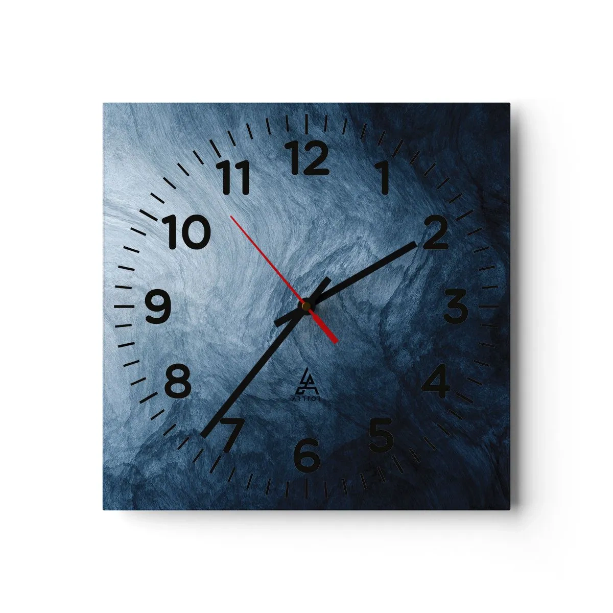 Reloj de pared - Reloj de vidrio - En las profundidades - 30x30 cm