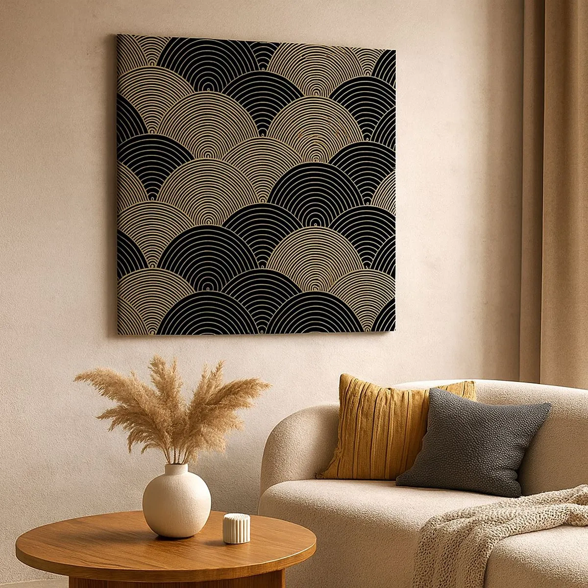 Cuadro sobre lienzo - Impresión de Imagen - Multiplicación de la unidad - 30x30 cm