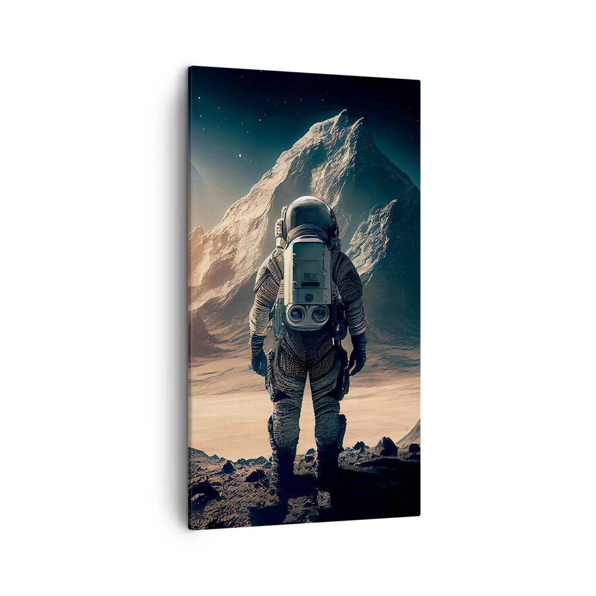 Cuadro sobre lienzo - Impresión de Imagen - Un nuevo reto - 45x80 cm