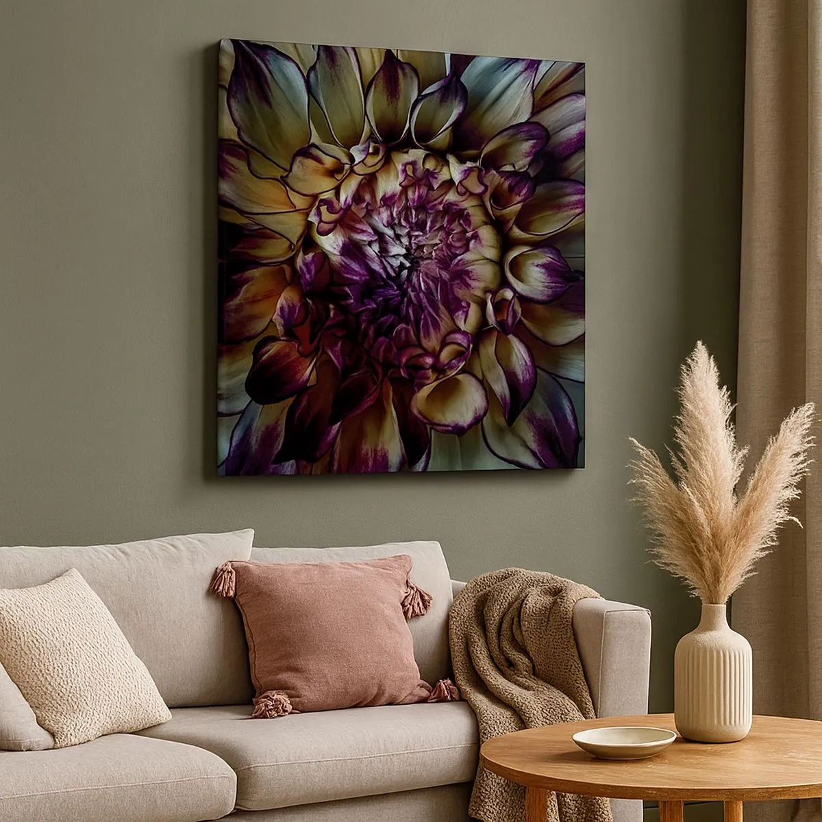 Cuadro sobre lienzo - Impresión de Imagen - El florecimiento de la hermosura - 30x30 cm