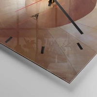 Esfera sin numeración, con rayas