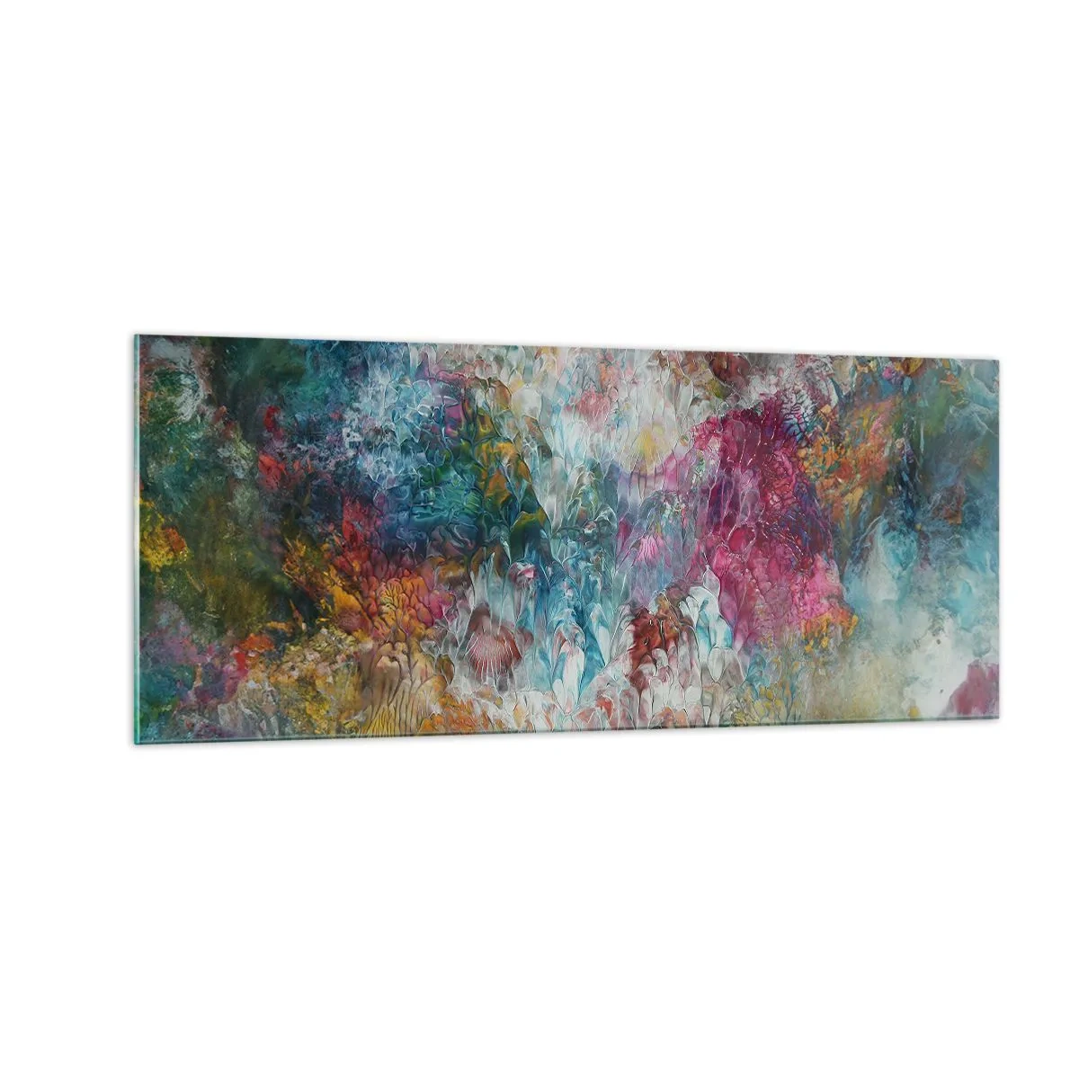Cuadro sobre vidrio - Impresiones sobre Vidrio - En plena floración - 100x40 cm