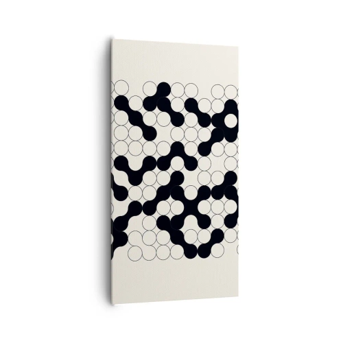 Cuadro sobre lienzo - Impresión de Imagen - Juego chino - una variación - 65x120 cm