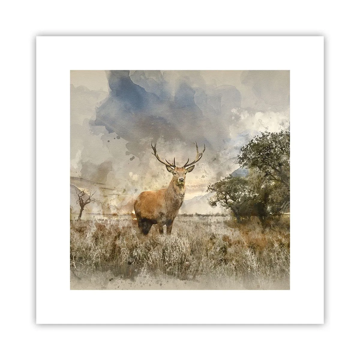 Póster - Dignidad - fuerza - encanto - 30x30 cm