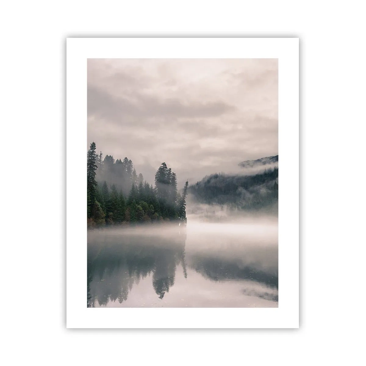 Póster - En el ensueño, en la niebla - 40x50 cm