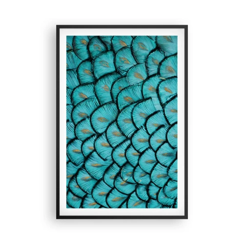 Póster en marco negro - La gran gala de las plumas - 61x91 cm
