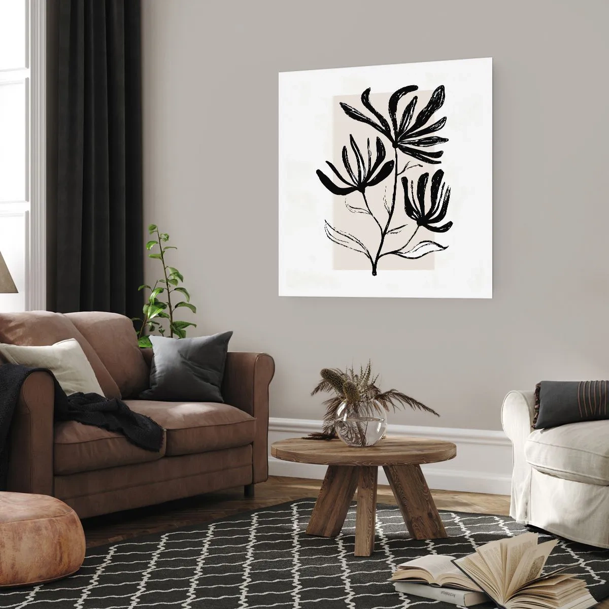 Póster - Esbozo para un herbario - 30x30 cm