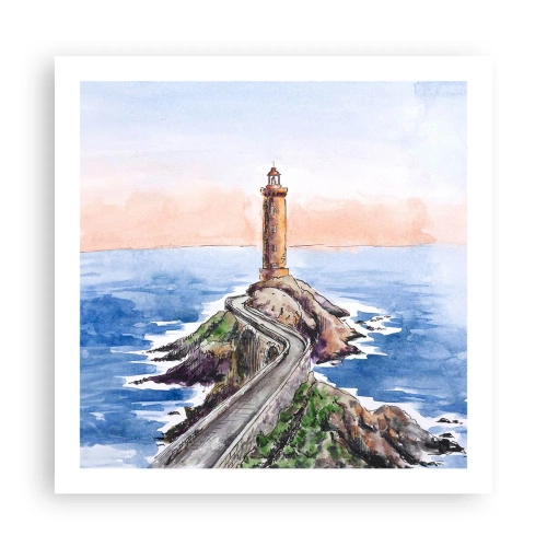 Póster - Frente al mar - 60x60 cm